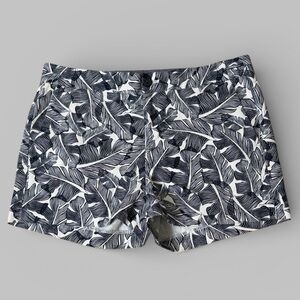 Banana Republic Hamilton Fit Tropical Leaf Print Shorts